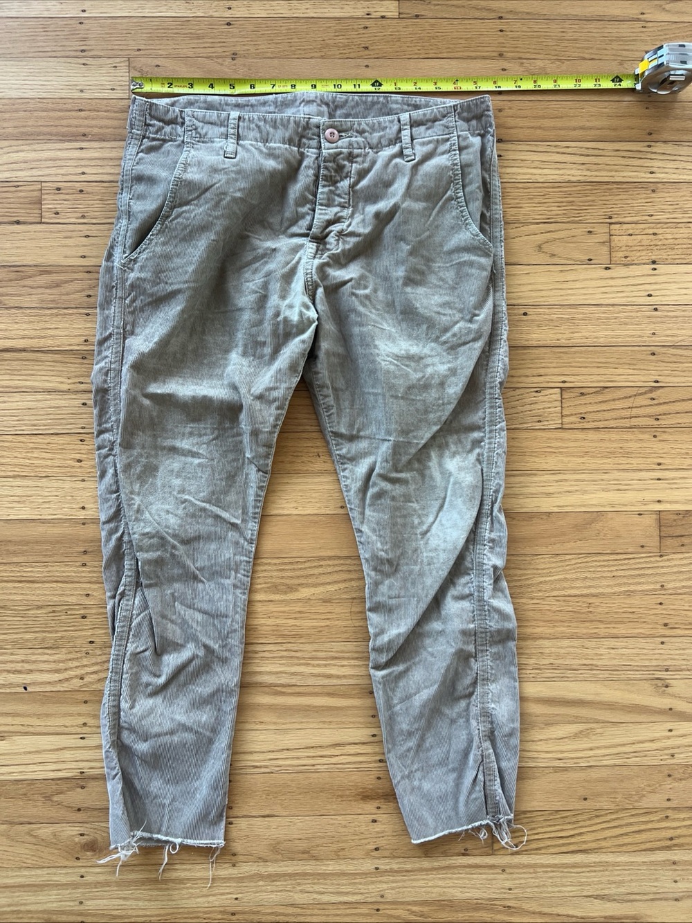 NSF Made In USA Beige Corduroy Unisex Pant 35x25